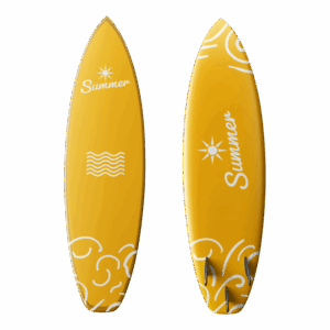Summer surfboard 6ft yellow