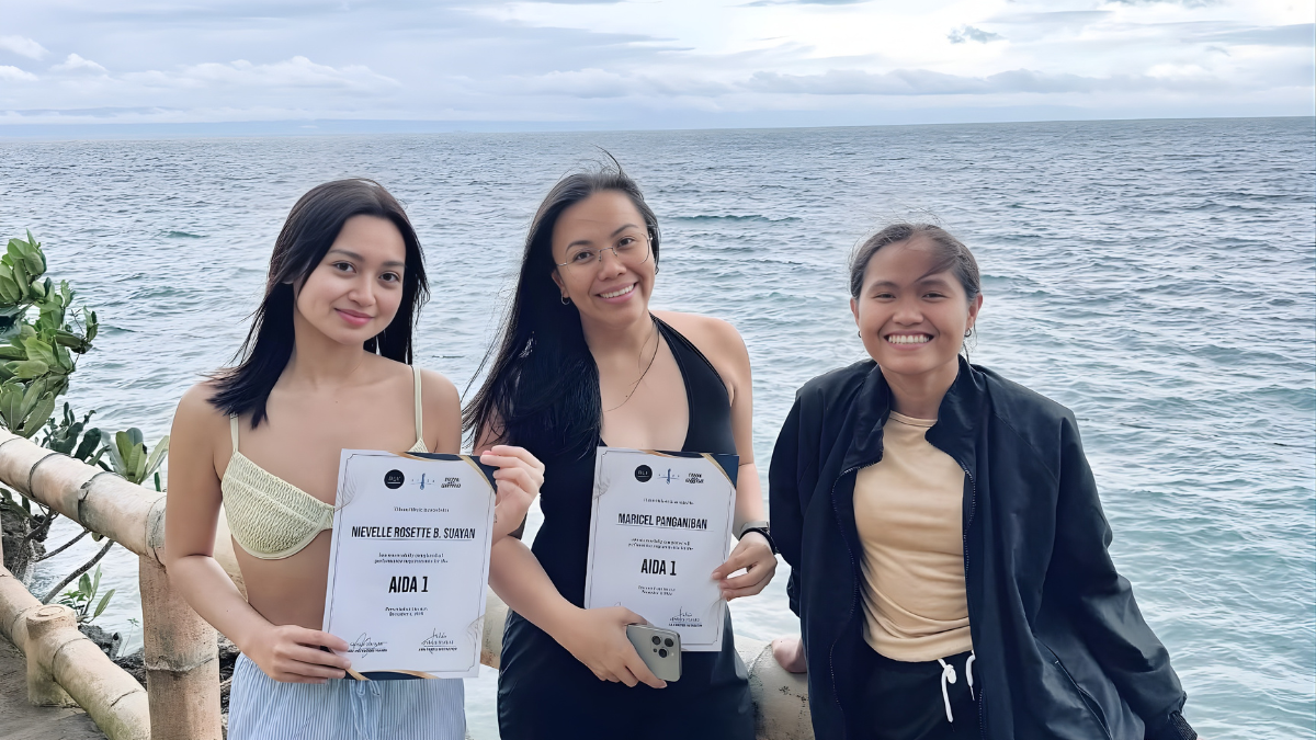 AIDA 1 certification Panglao